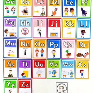 Imagem de capa para o Ebook Alfabeto de Parede das Onomatopeia