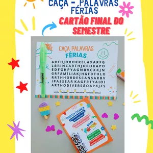 Imagem de capa para o Ebook CARTÃO E CAÇA - PALAVRAS BOAS FÉRIAS