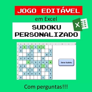Imagem de capa para o Curso online Jogo Sudoku fácil no Excel personalizado