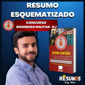 Imagem de capa para o Ebook Resumo CBMERJ/2023 cargo: Soldado Mecânico Motor a Diesel 