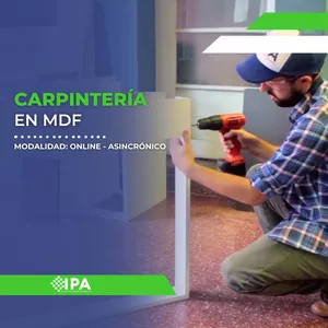 Imagen de portada para Curso online CARPINTERÍA EN MDF (PARA ARMAR MUEBLES)
