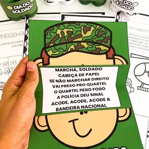 Imagem de capa para o Ebook Kit de atividades - dia do soldado