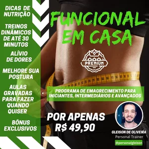 Imagem de capa para o Curso online Funcional em Casa Premium 