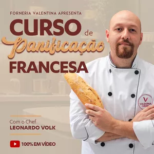 Imagem de Curso de Panificação Francesa: A arte do Boulanger! criado por Forneria Valentina na hotmart