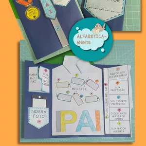 Imagem de capa para o Ebook LAPBOOK - DIA DOS PAIS