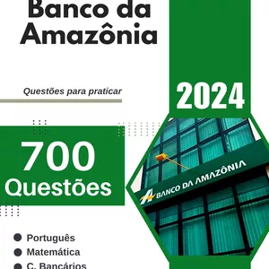 Imagem de capa para o Ebook Caderno de questões BASA 2024