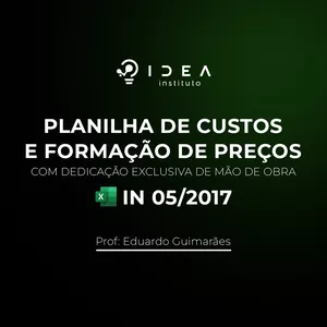 Imagem de capa para o Curso online Planilha de Custos e Formação de Preços