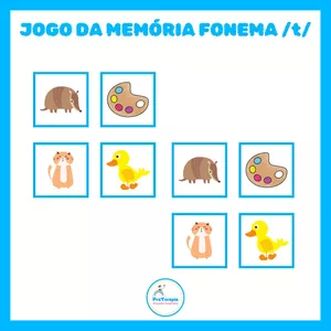 Imagem de capa para o Ebook Jogo da Memória Fonema /t/
