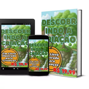 Imagem de capa para o Ebook Descobrindo a Criação: Um Livro Ilustrado para Crianças