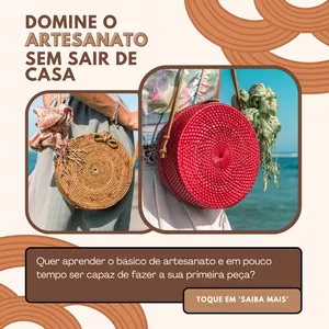 Imagem de capa para o Ebook DOMINANDO A ARTE DO ARTESANATO