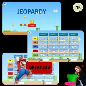 Imagem de capa para o Curso online Jogo pedagógico - tema Super Mário - Jeopardy