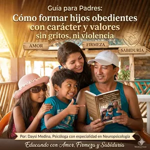 Cover image for Ebook Guía para Padres: Cómo formar hijos obedientes con carácter  y valores sin gritos ni violencia