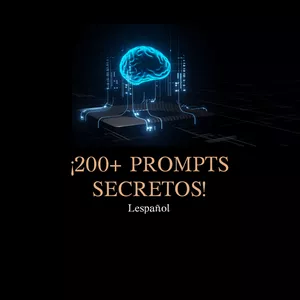 Imagen de portada para Ebook ¡200+ PROMPTS SECRETOS!