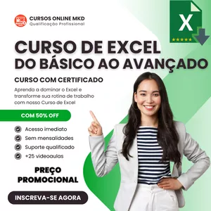 Imagem do curso Curso - Excel do Básico ao Avançado