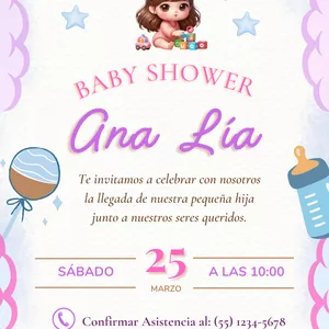 Imagen de portada para Ebook Invitación para baby shower