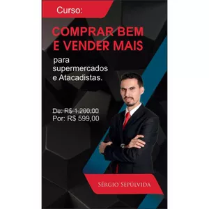 Imagem de capa para o Curso online CURSO: COMPRAR BEM E VENDER MAIS PARA SUPERMERCADOS E ATACADISTAS