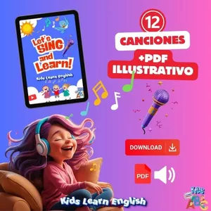 Cover image for Ebook Sing & Learn English: Canciones para Niños
