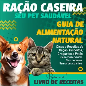 Imagem de capa para o Curso online ALIMENTAÇÃO SAUDÁVEL PARA PETS