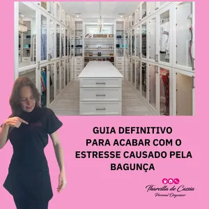 Imagem de capa para o Ebook Guia Definitivo para o Fim do Estresse causado pela Bagunça