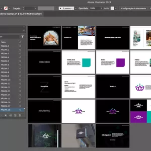 Imagem de capa para o Curso online Apresentação de identidade visual no Illustrator