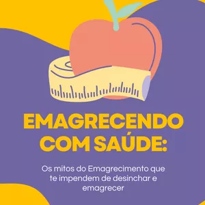 Imagem de capa para o Ebook Emagrecendo Com Saúde 