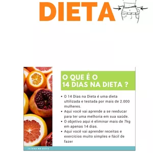 Imagem de capa para o Ebook 14 dias na Dieta!