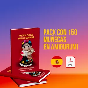 Imagen de portada para Ebook Precioso Pack de Muñecas Amigurumi
