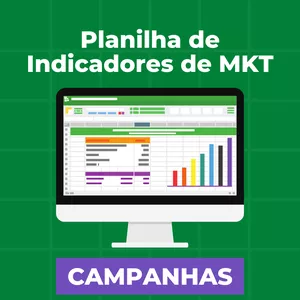 Imagem de capa para o Curso online PLANILHA INDICADOR CAMPANHA MARKETING