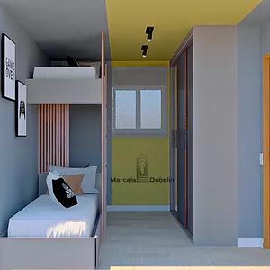 Imagem de capa para o Ebook Projeto Pronto "Quarto com Beliche" 