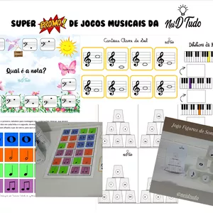 Imagem de capa para o Ebook Combo Jogos Musicais