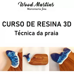 Imagem de capa para o Curso online Curso de resina 3D em tábua - Técnica da praia