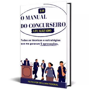 Imagem de capa para o Ebook O MANUAL DO CONCURSEIRO