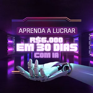 Imagem de capa para o Ebook 6k em 30 dias com IA