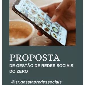 Imagem de capa para o Ebook PROPOSTA DE GESTÃO DE REDES SOCIAIS DO ZERO