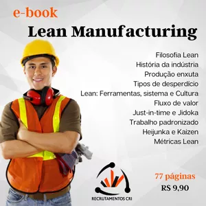 Imagem de capa para o Ebook Lean Manufacturing