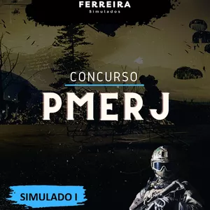 Imagem de capa para o Ebook Soldado PMERJ - Simulado 1 (comentado)