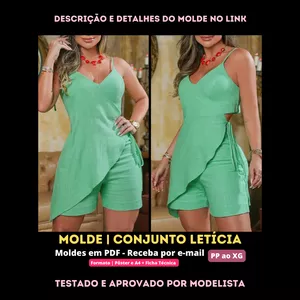 Imagem de capa para o Curso online ⭕[Molde em PDF] - Conjunto Letícia