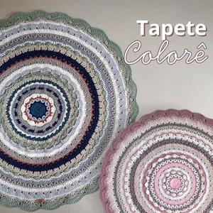 Imagem de capa para o Curso online Tapete Colorê (Mandala)