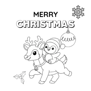 Cover image for Ebook Christmas Coloring Magic Ebook