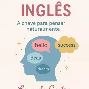 Imagem de capa para o Ebook Pense em Inglês