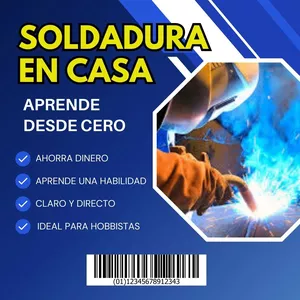 Imagen de portada para Curso online Soldadura en Casa: Aprende Desde Cero