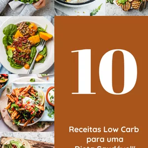 Imagem do curso 10 Receitas Low Carb para uma Dieta Saudável