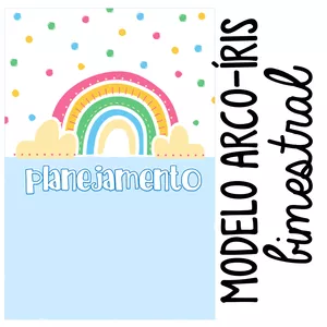 Imagem de capa para o Ebook PLANNER 2023 - ARCO ÍRIS / BIMESTRAL