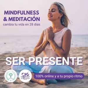 Imagen de portada para Curso online Ser Presente: 28 días para aprender Atención Plena y Meditación. 