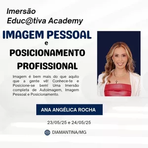 Imagem de capa para o Evento presencial Imersão Imagem Pessoal e Posicionamento Profissional 23/05/25 e 24/05/25