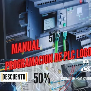 Imagen de portada para Ebook Programacion y Automatización con PLC LOGO SIEMENS.