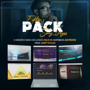 Imagem de capa para o Curso online Editor's Pack Sony Vegas