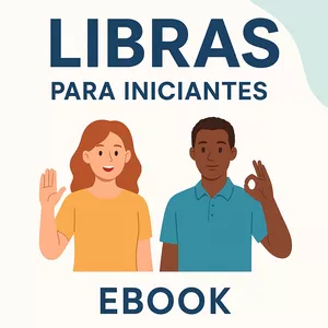 Imagem de capa para o Ebook Libras para Iniciantes - E-book
