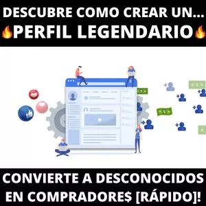 Imagen de portada para Curso online Perfil Legendario ➤ Convierte a Desconocidos en COMPRADORE$