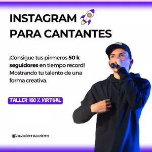 Imagen de portada para Curso online Instagram Para Cantantes
